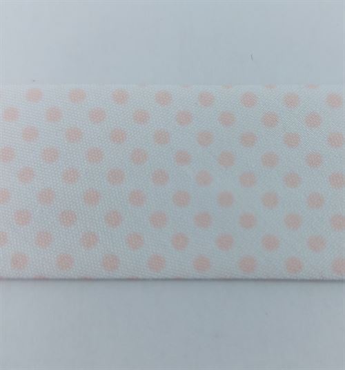 Viés Bolinhas Rosa Claro