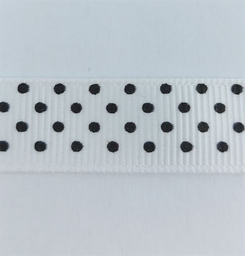 Fita Gorgorão Branco Bolinhas