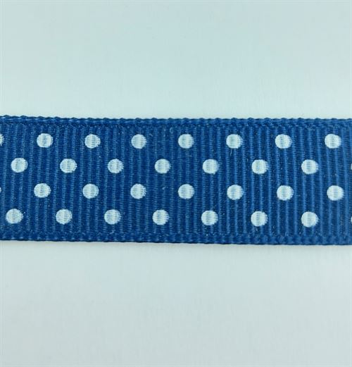 Fita Gorgorão Azul Marinho Bolinhas