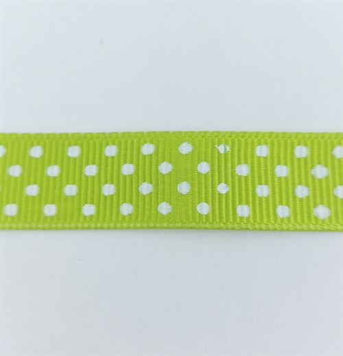 Fita Gorgorão Verde Bolinhas