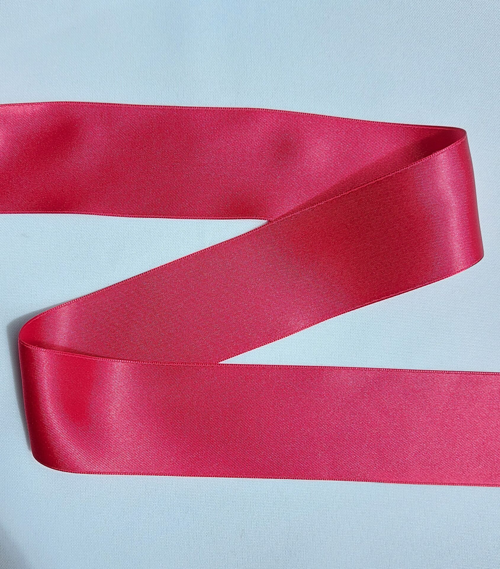 Fita Cetim Vermelho Carmim