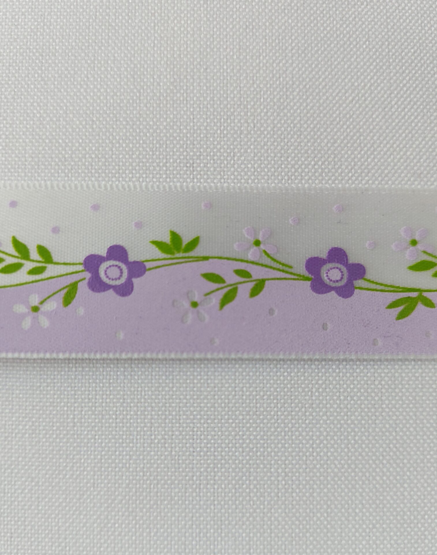 Fita Cetim Flores 25mm