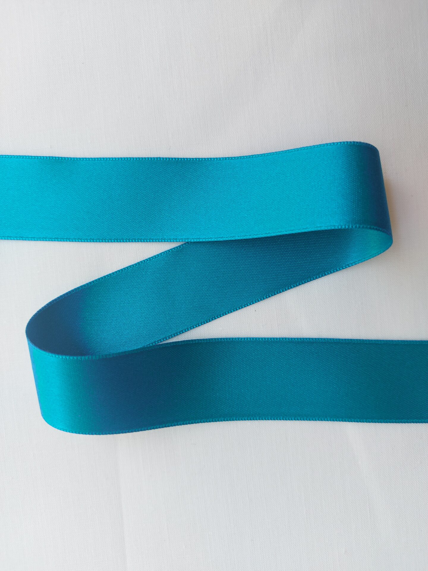 Fita Cetim Azul Petróleo