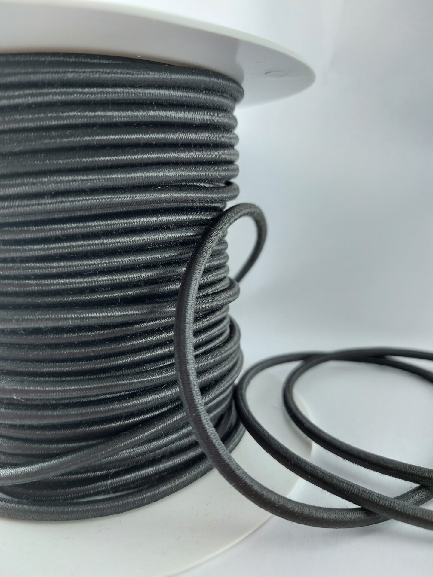 Elástico Rolinho Preto 4mm