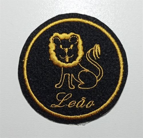 Bordado Signo Leão